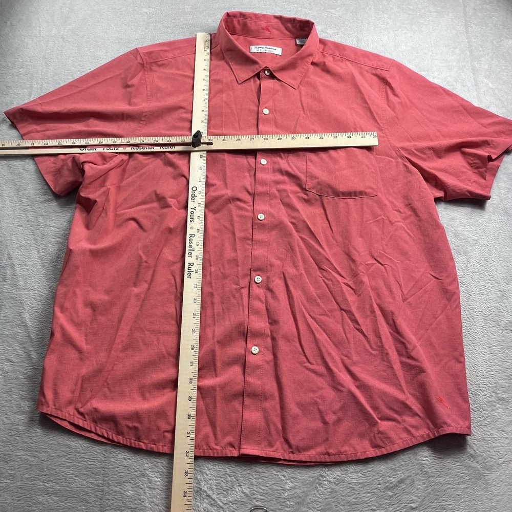 Tommy Bahama Shirt Men 2XL Red IslandZone Bahama Coast Performance Golf Fishing - Picture 5 of 8
